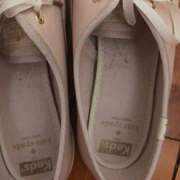 Kate Spade leather sneakers with ribbon laces - Picture 3 of 3
